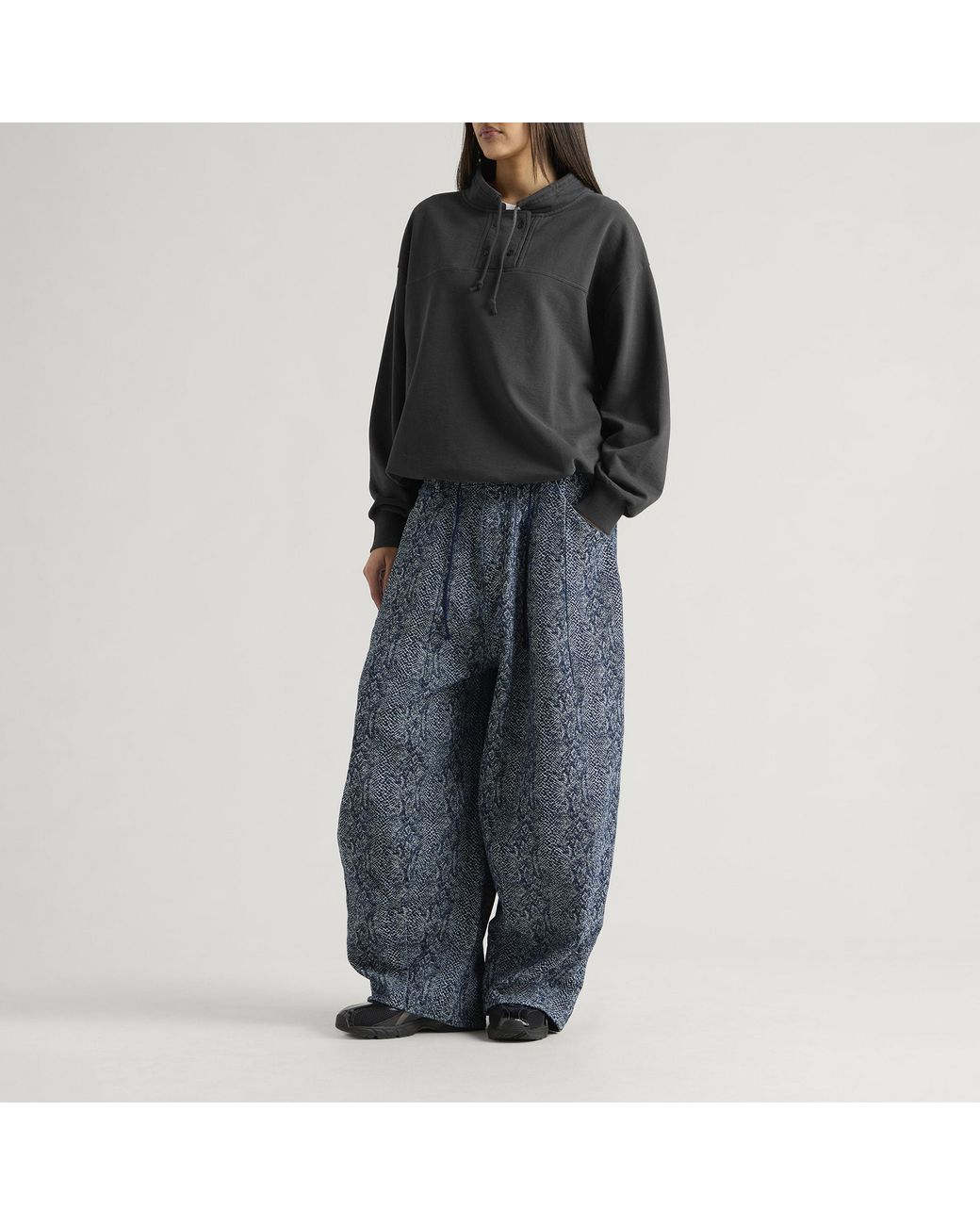 Needles Blue H.D. Python Jacquard Pant