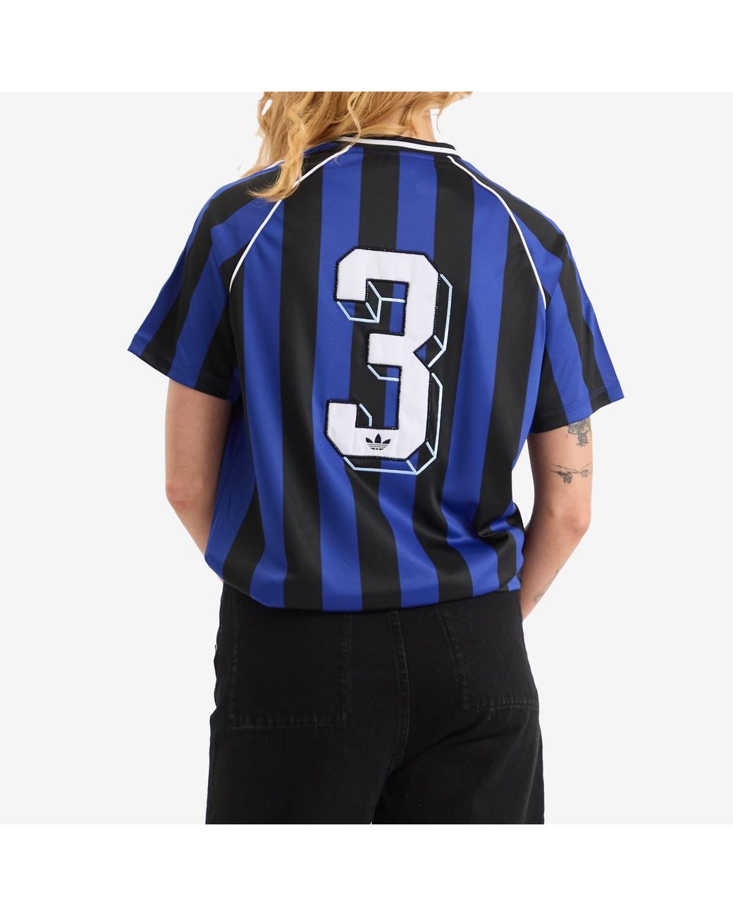 Adidas Blue Striped Jersey