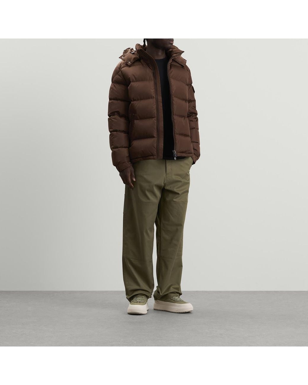 Moncler Brown Maya Matte Jacket for men