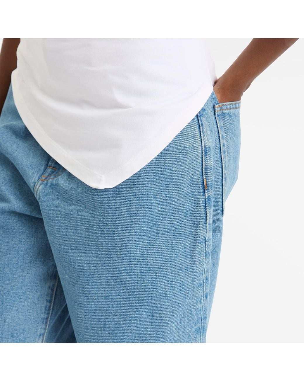Rohe Blue Baggy Fit Denim Jeans