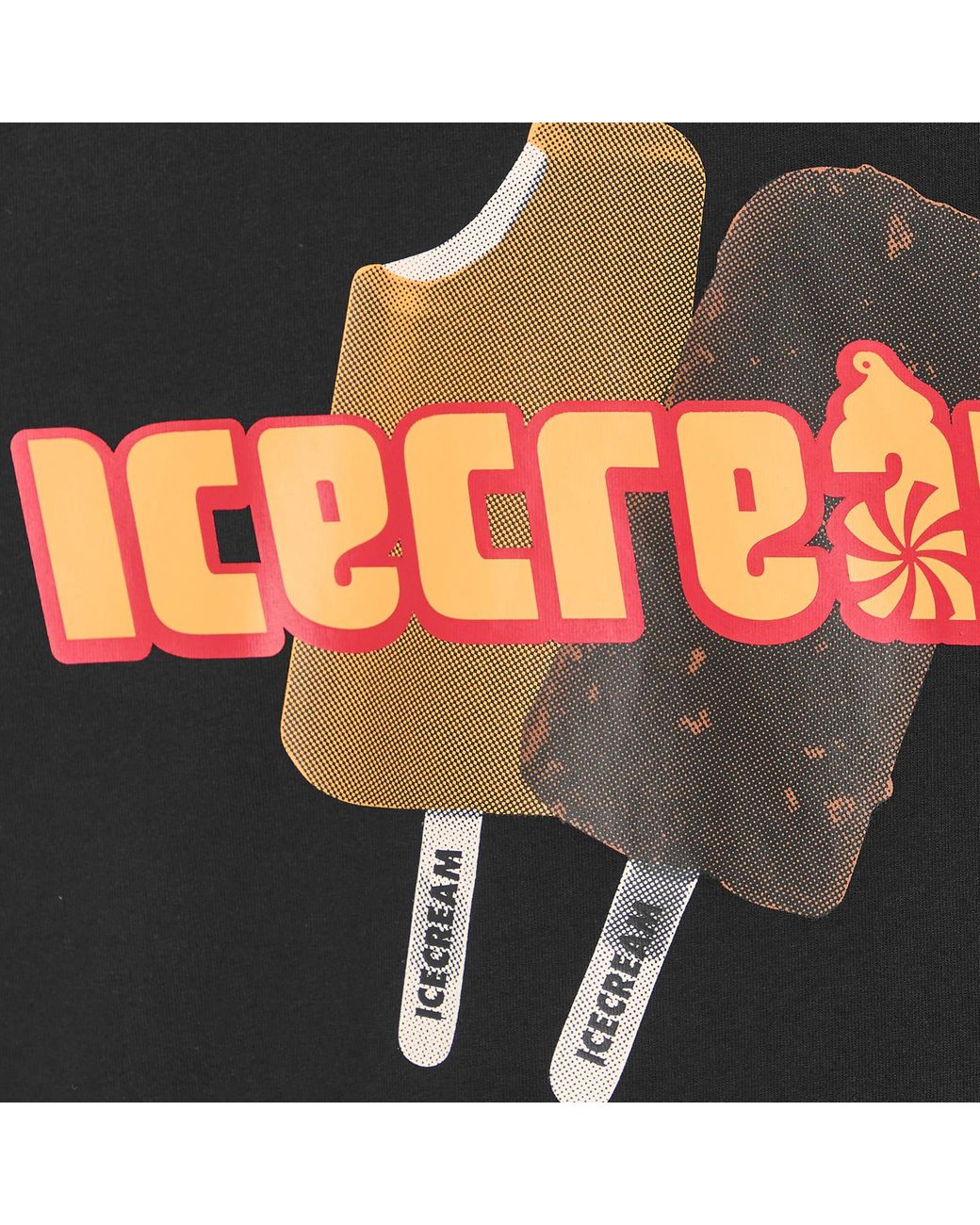 ICECREAM Black End. X Popsicle T-Shirt