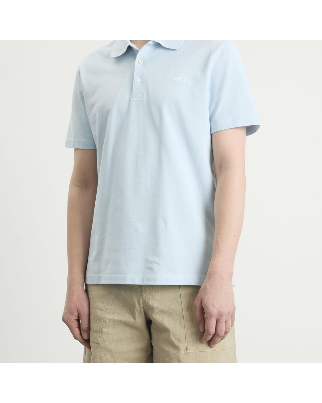 A.P.C. Blue Standard Polo for men