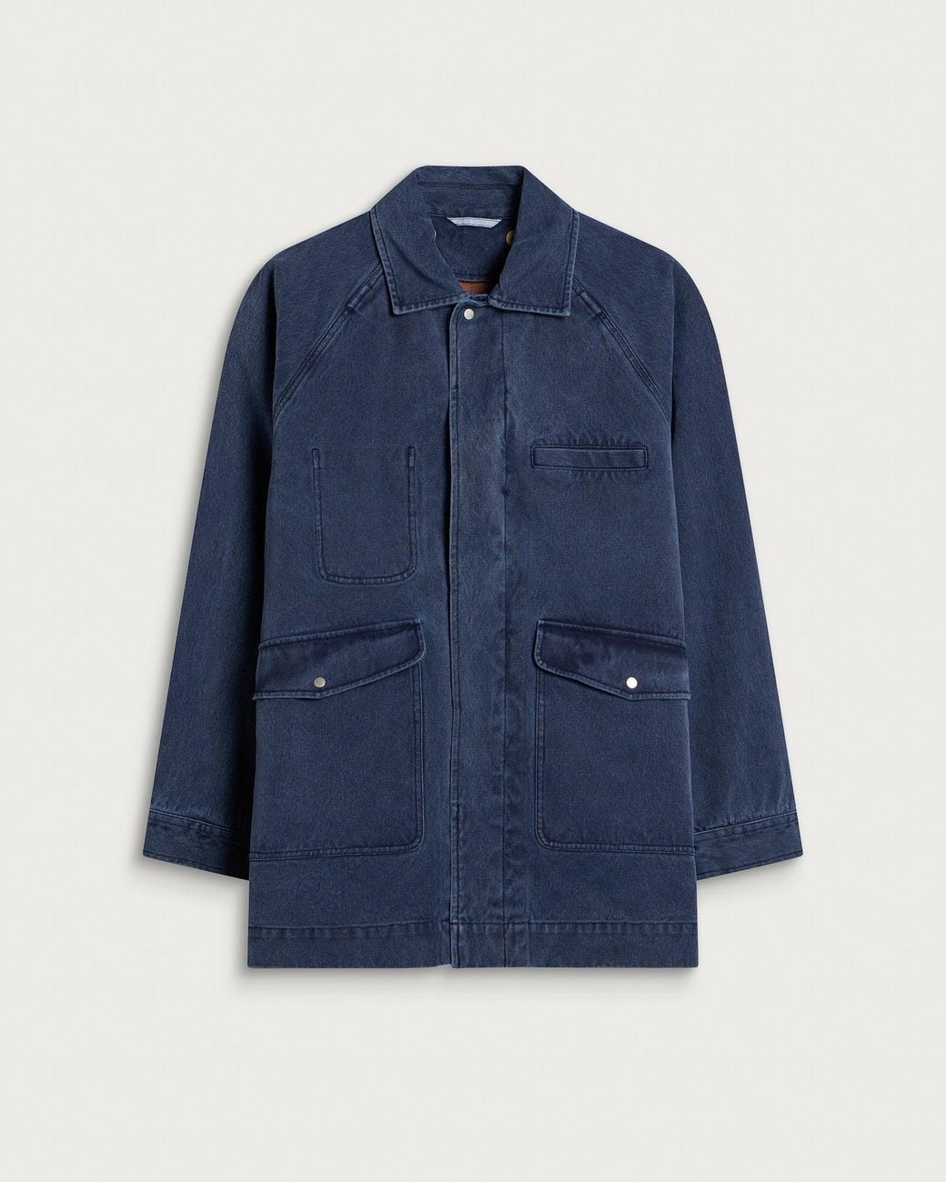 Folk Blue Carcoat Jacket for men