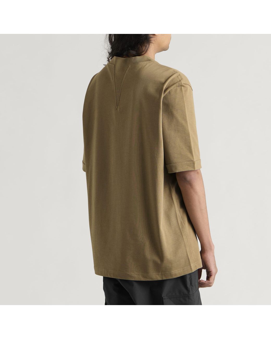 Moncler Green Heavy Cotton T-Shirt for men