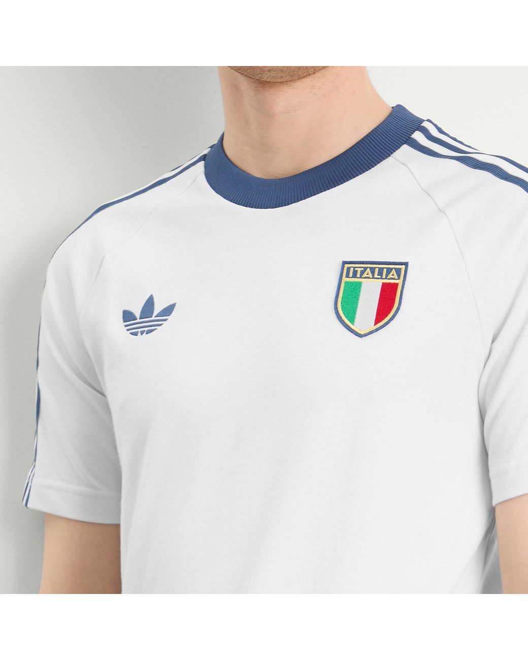 Adidas Blue Italy T-Shirt for men