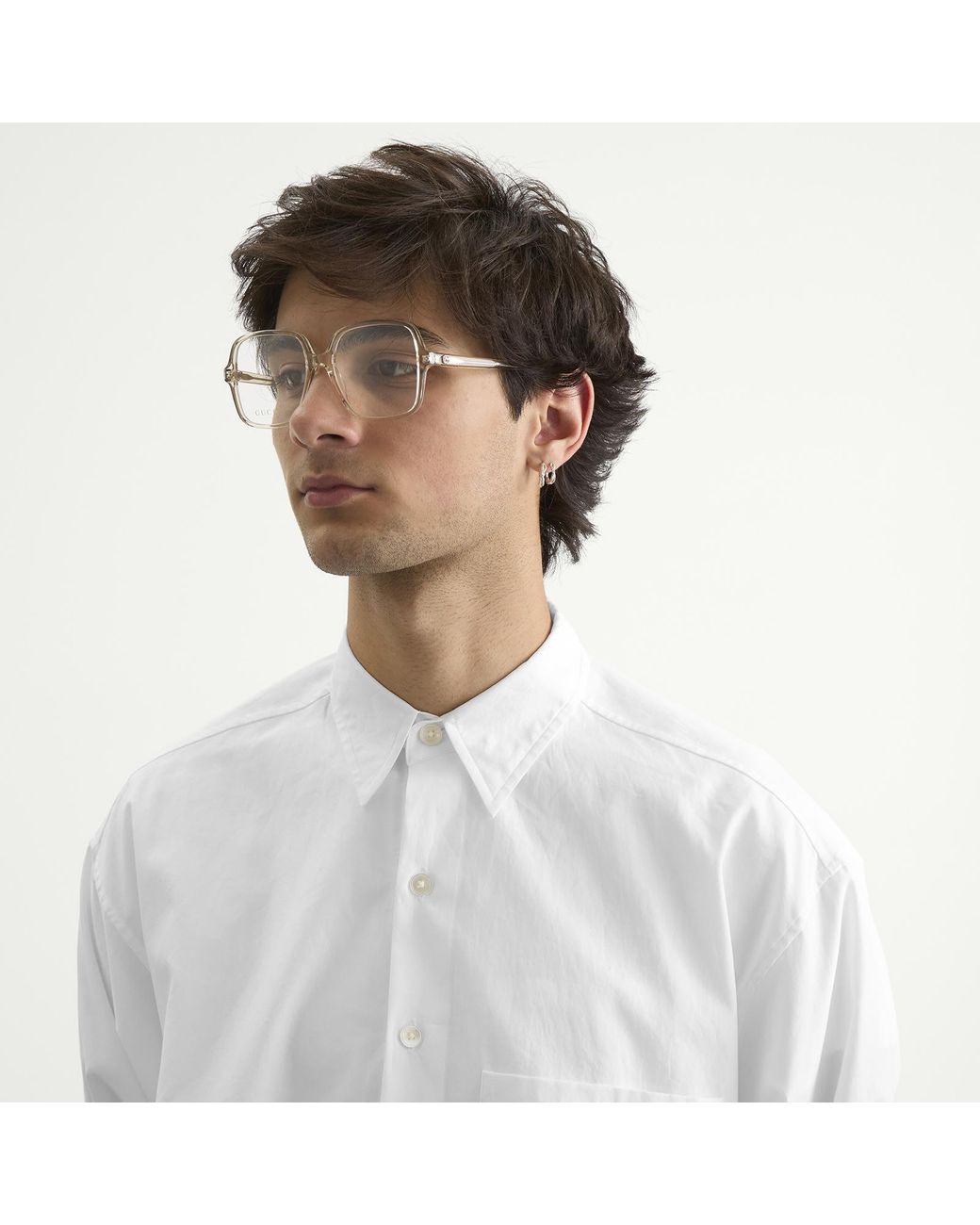 Gucci White Gg1994O Optical Glasses
