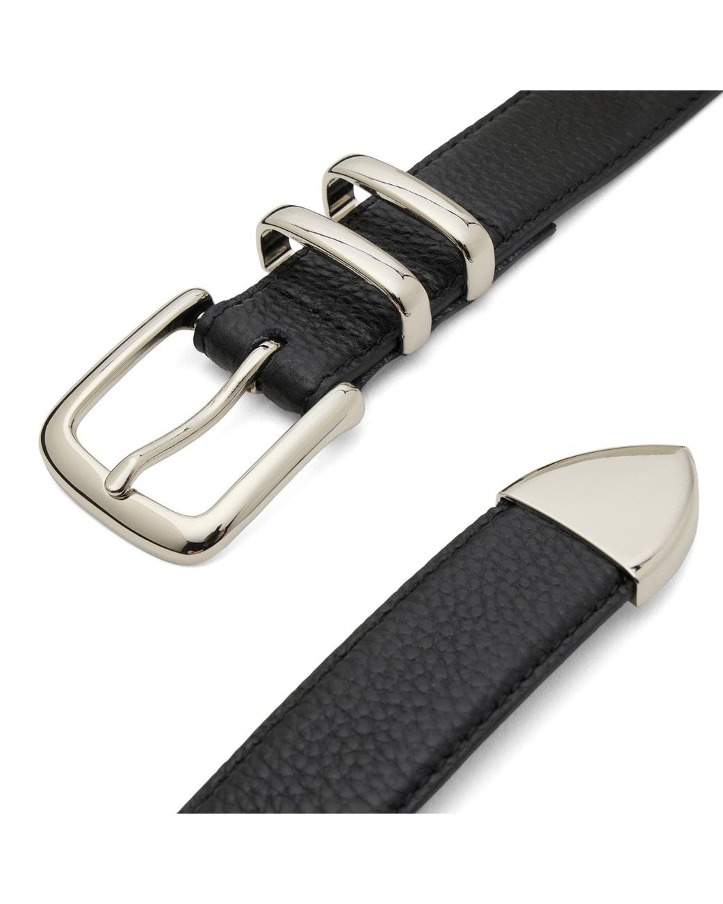 Ronning Black Western Belt for men