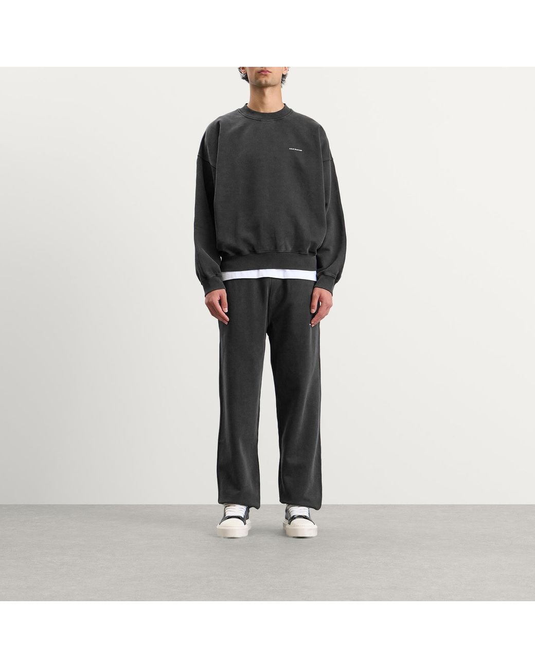 Cole Buxton Black Mini Logo Sweatshirt for men