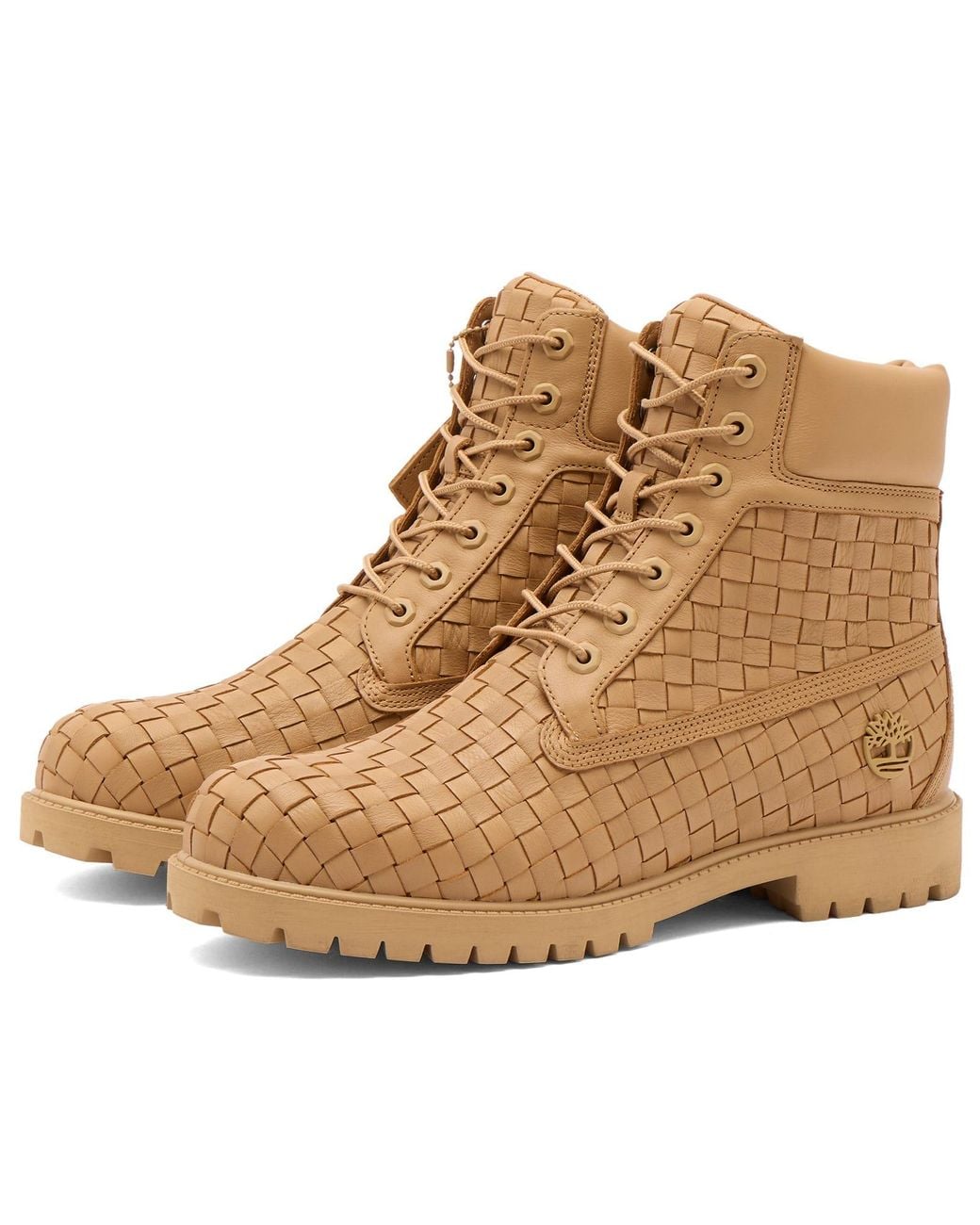 Timberland Brown 6 Inch Woven Lace Boot for men