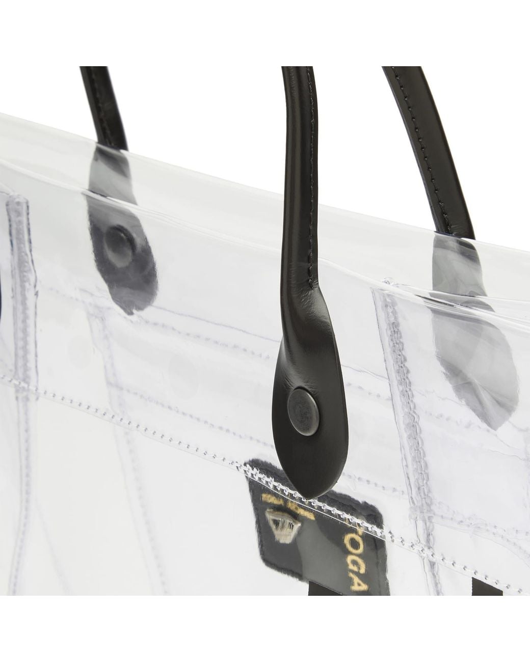 Toga Logo Tote Bag Pvc in White | Lyst