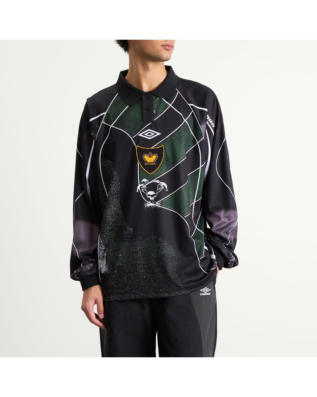 Umbro by Slam Jam 95 96 Ls Polo in Black for Men | Lyst