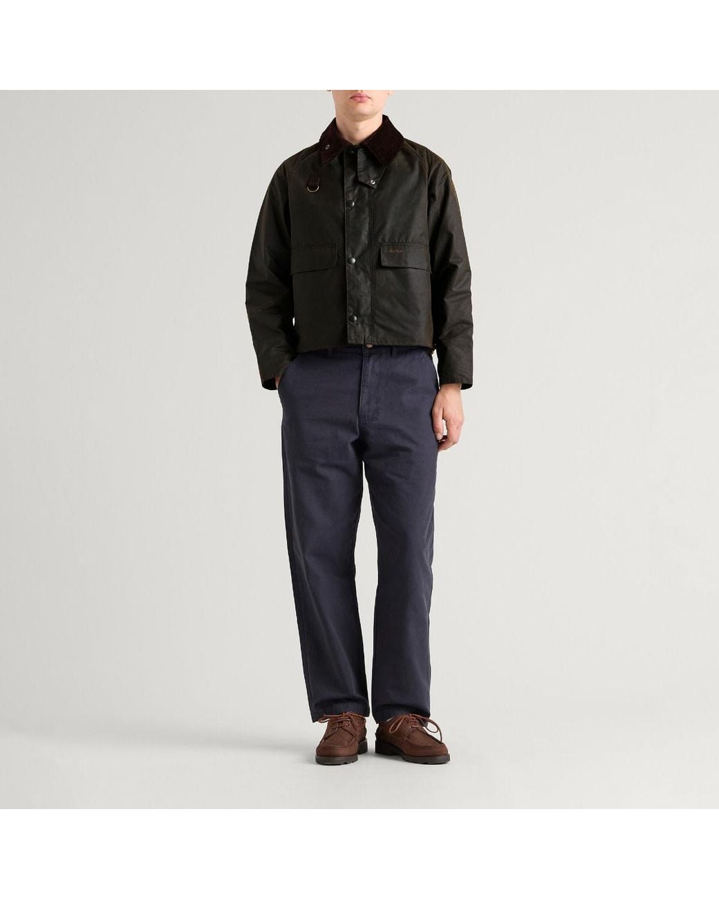 Barbour Black Sl Spey Wax Jacket for men
