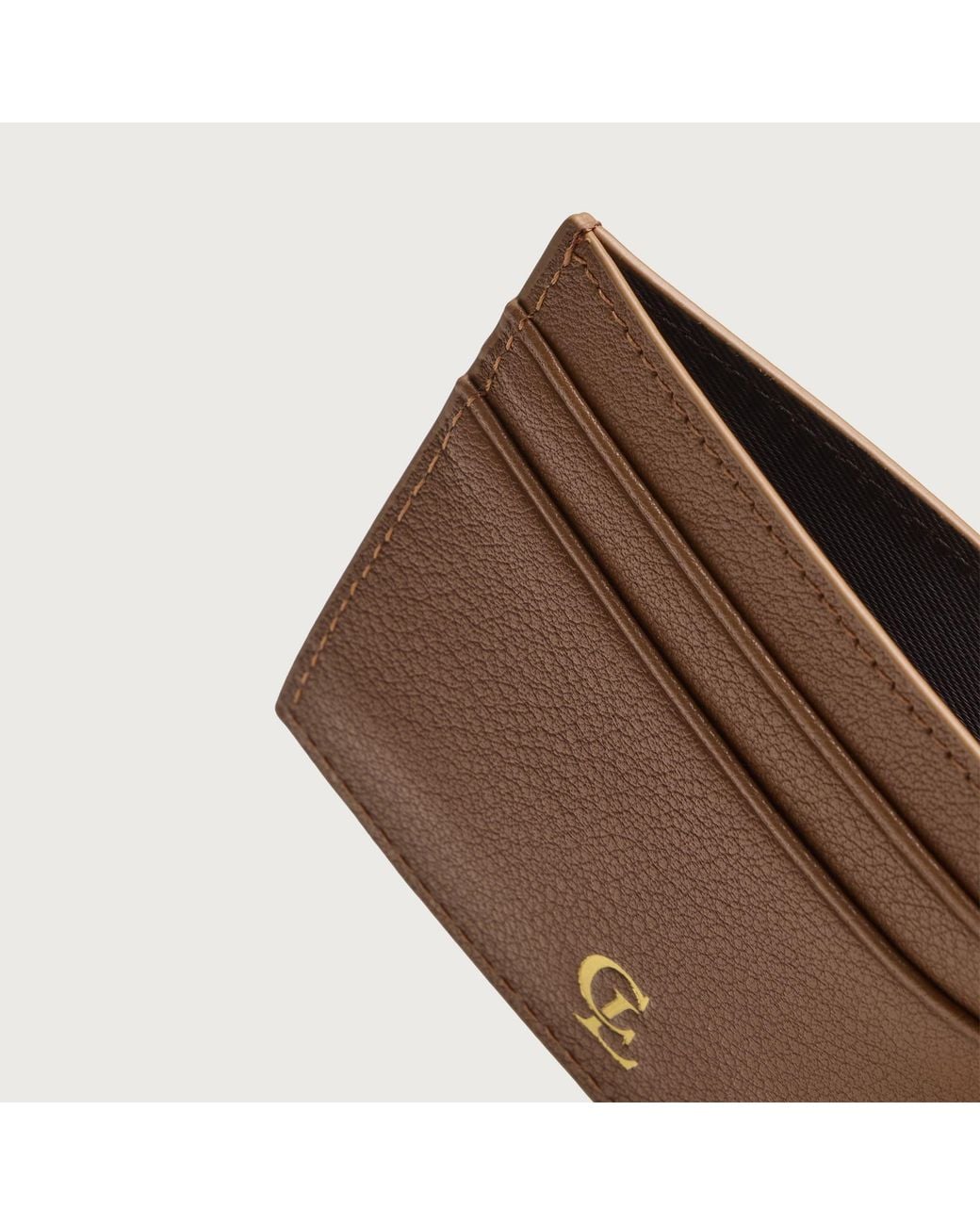 Common Lines Brown Cardholder for men
