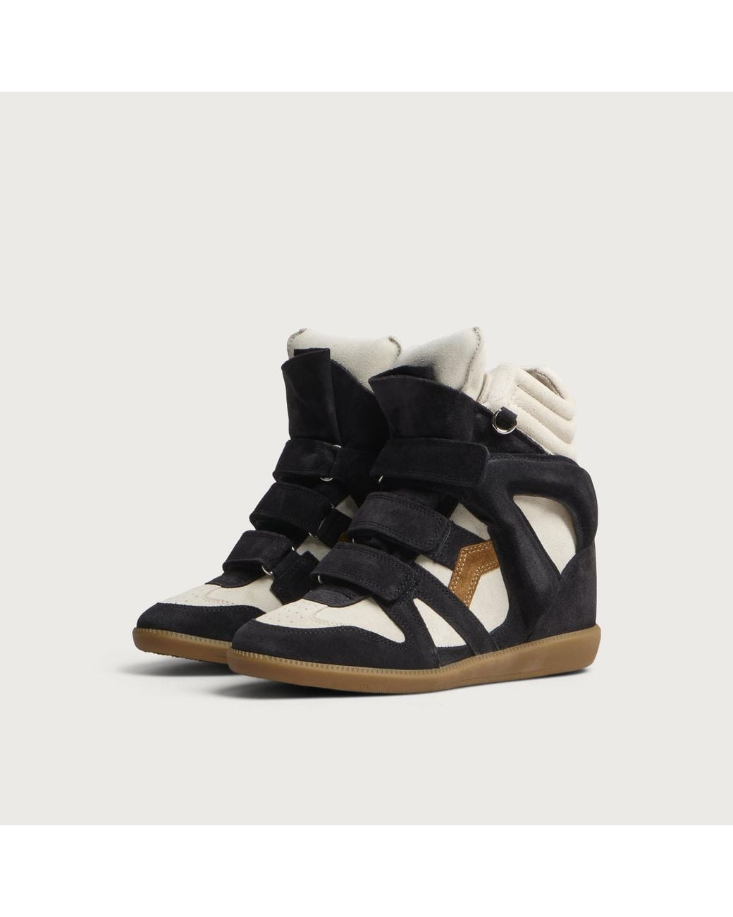 Isabel Marant Black Bekett Platform Sneaker