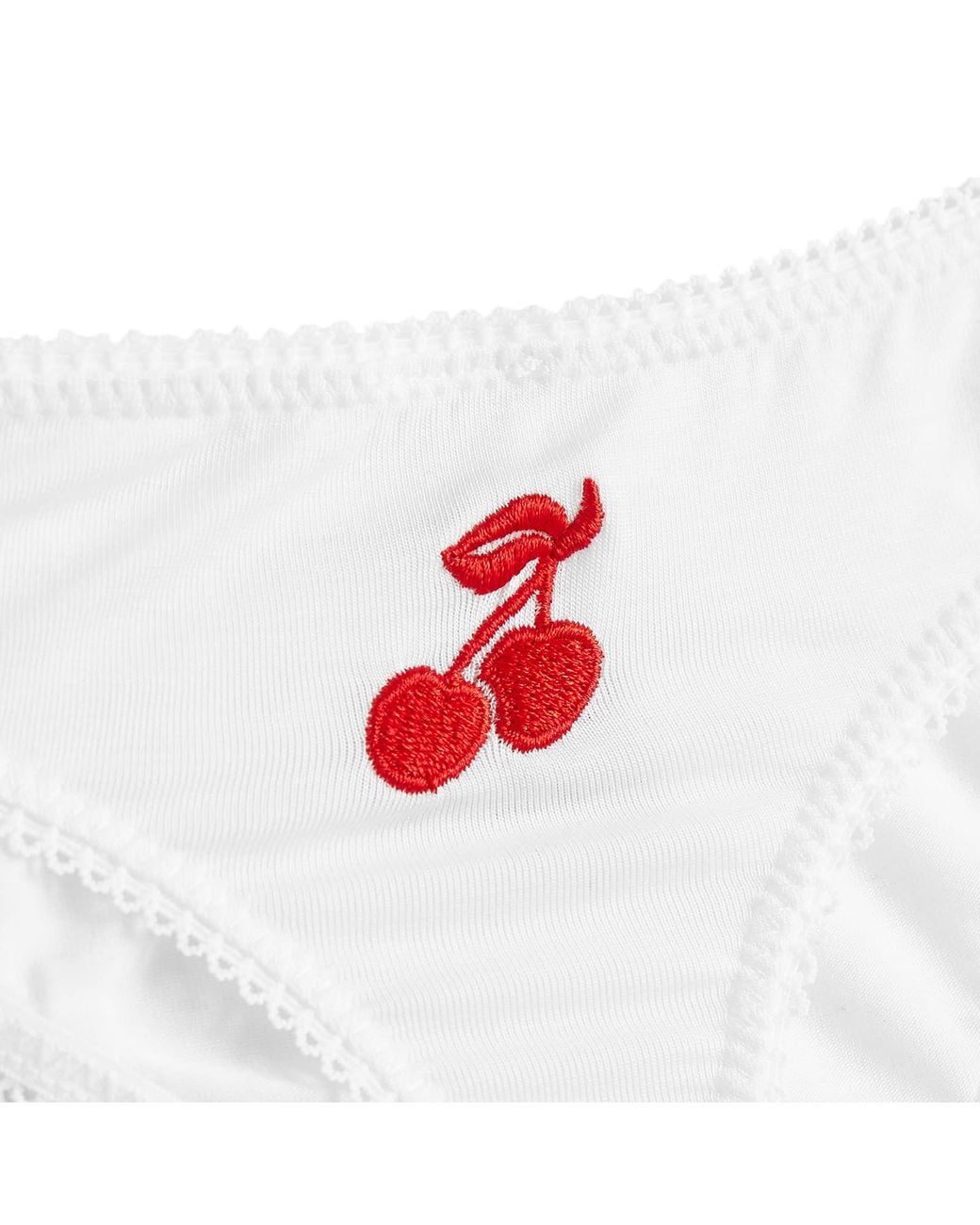 Fruity Booty White Commando Thong