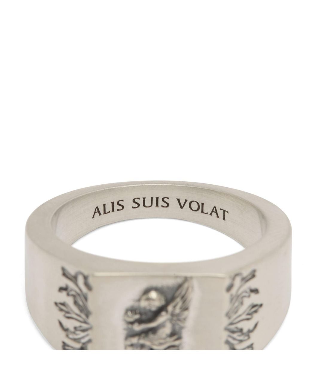 Serge Denimes White Cherub Ring for men