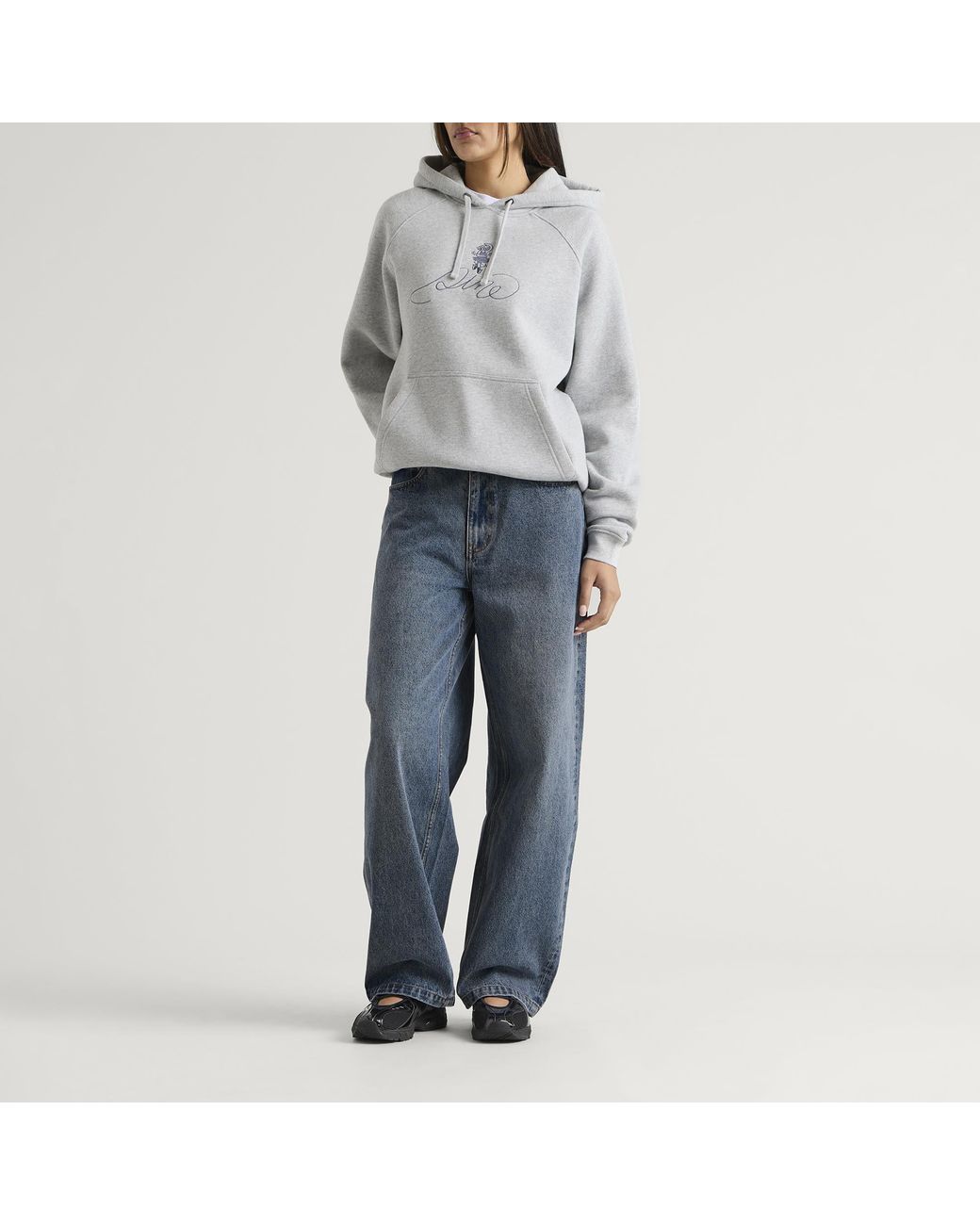 Dime Blue Baggy Denim Pants