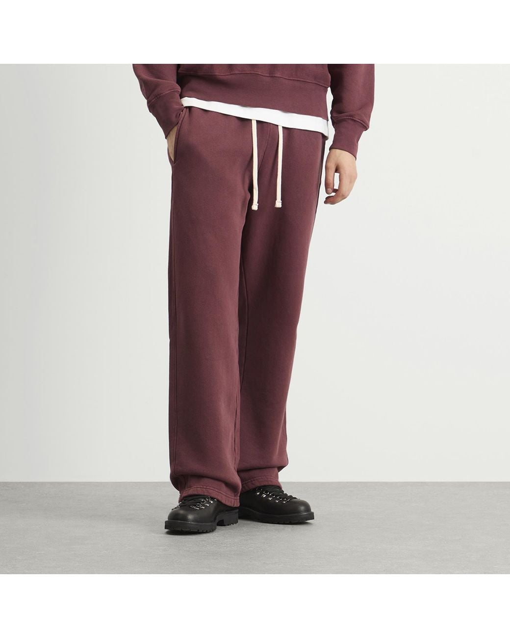 Les Tien Red Heavyweight Classic Pant for men