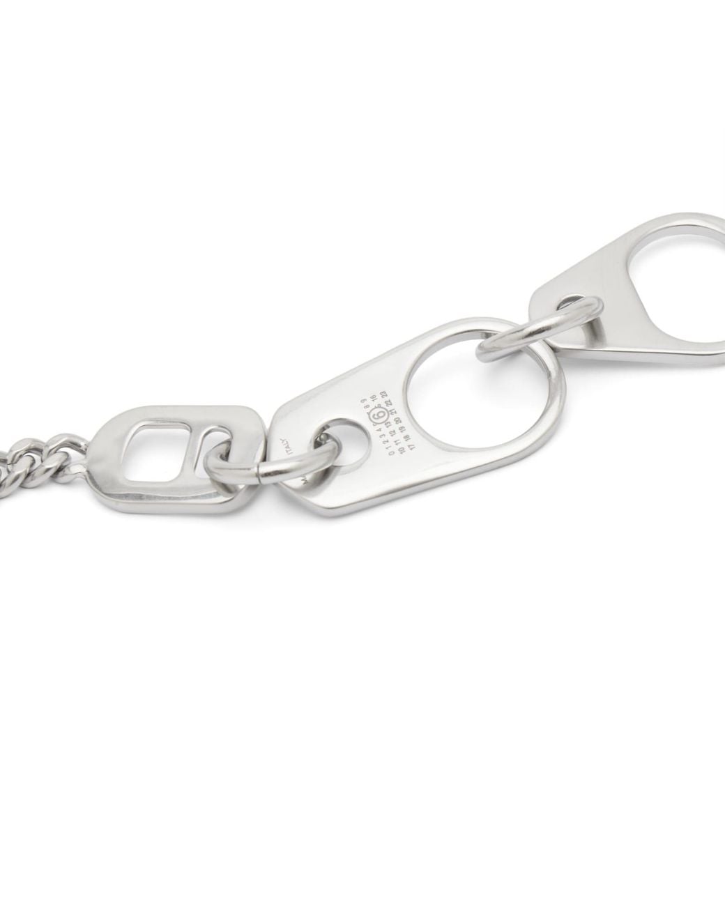 Maison Margiela Metallic Mm6 Bottle Top Bracelet for men