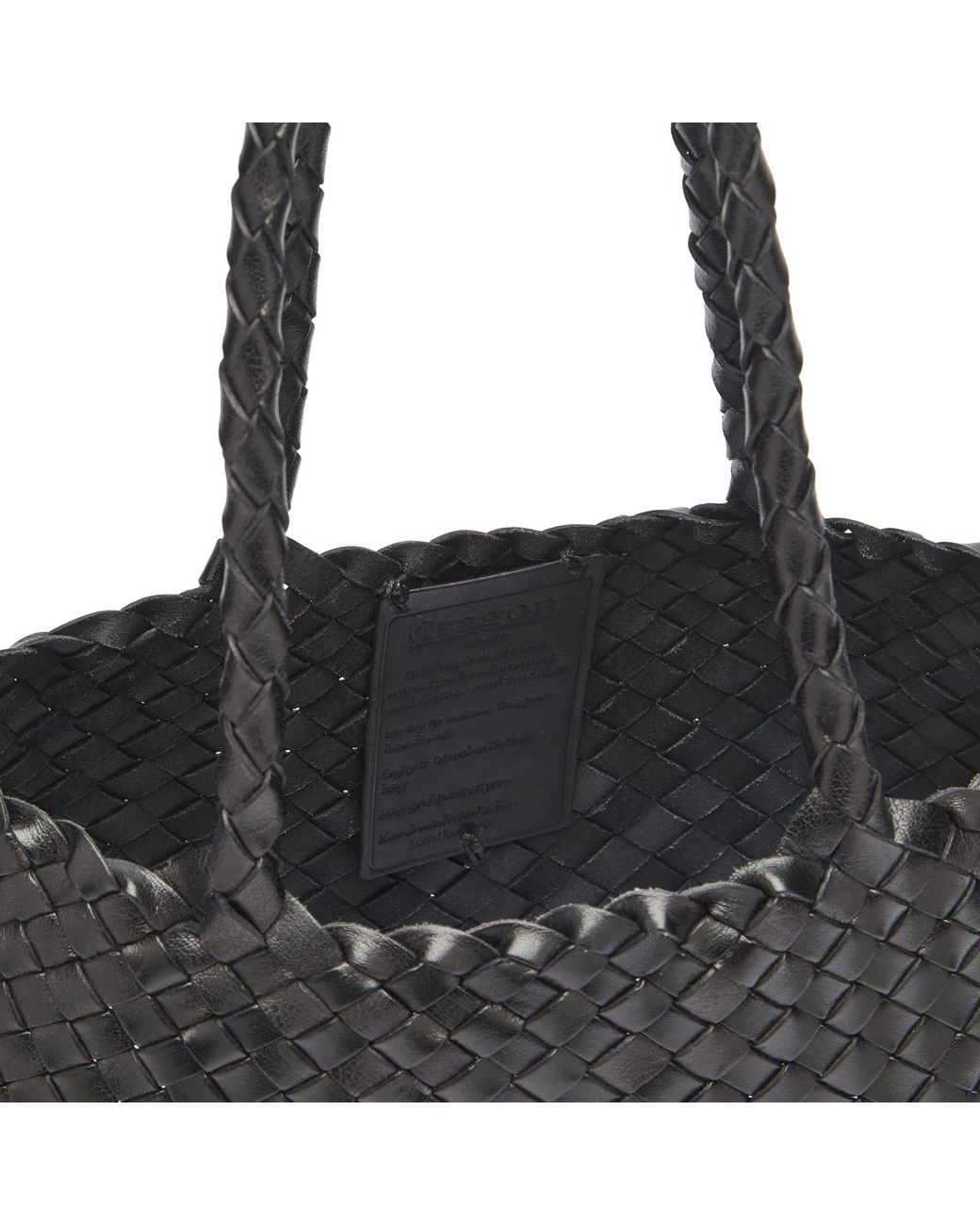Dragon Diffusion Black Santa Croce Large Bag