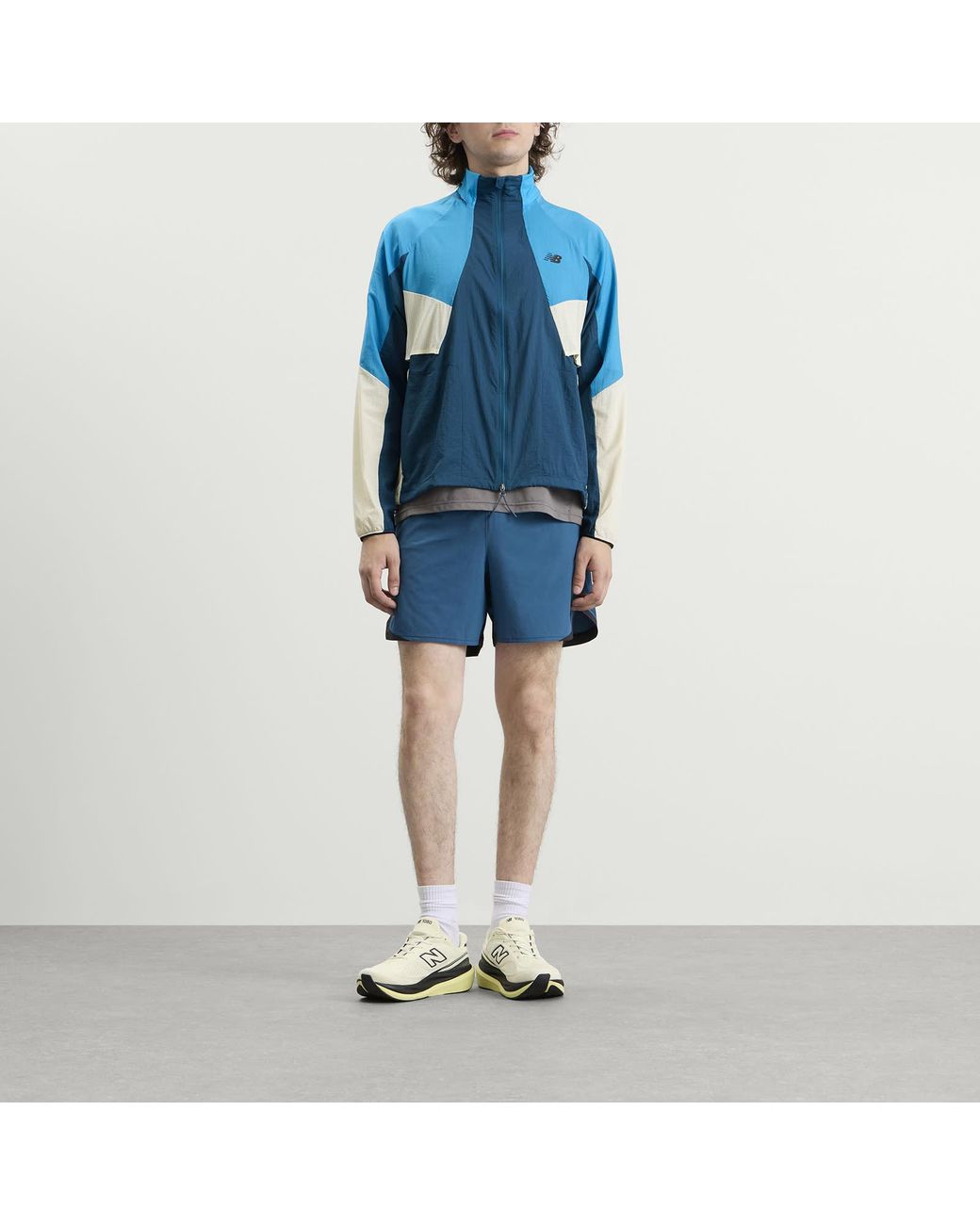 New Balance Blue Rc Jacket for men