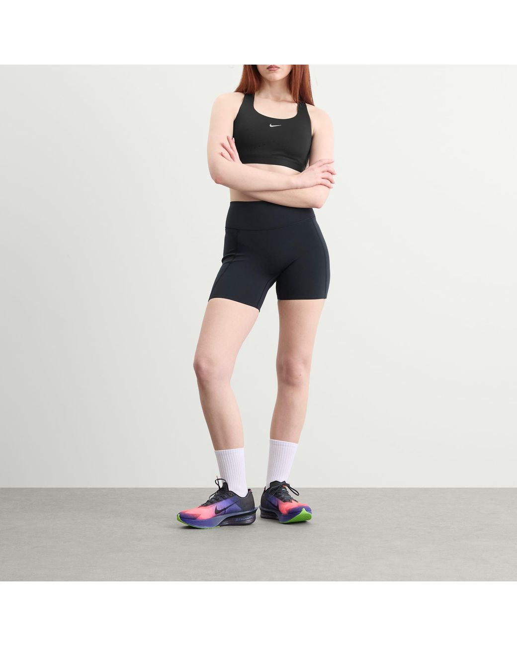 Nike Black Swift High Support Sports Bra