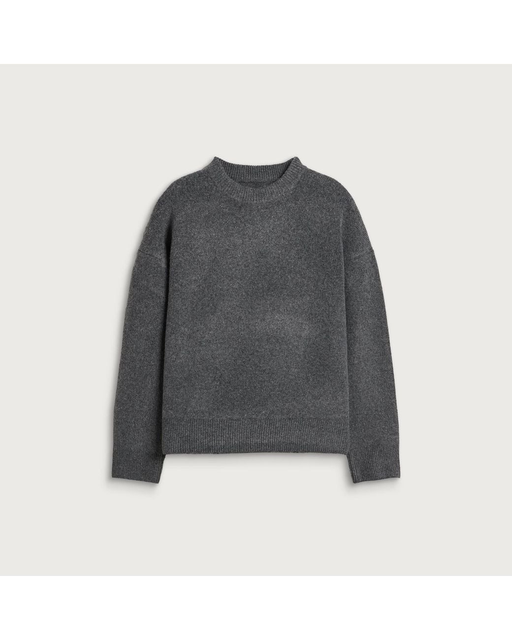 MKI Miyuki-Zoku Gray Double Knit Crewneck for men