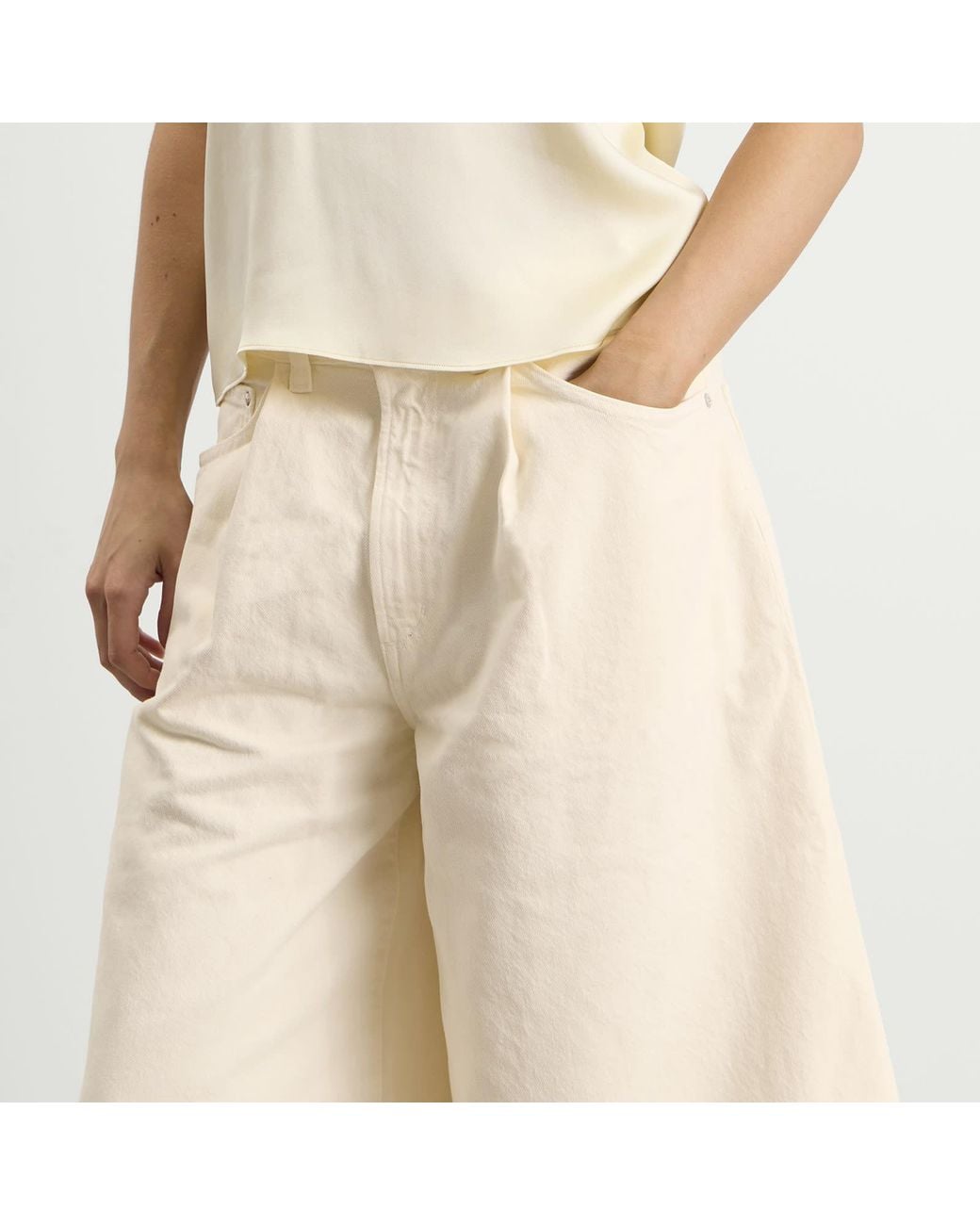 Agolde Natural 80's Gaucho Short