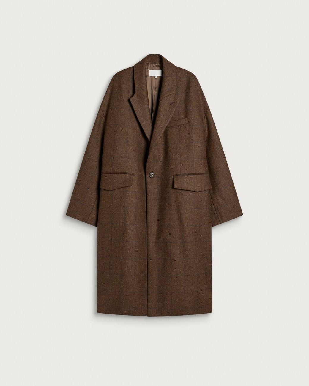 Maison Margiela Brown Oversized Cocooning Coat Jacket