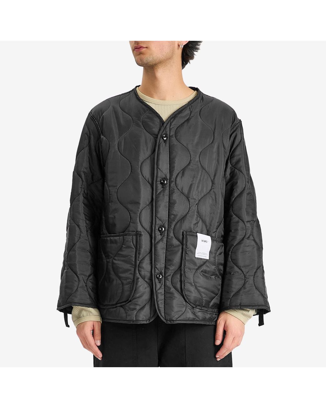 WTAPS Nylon Ripstop Liner Jacket in Black for Men | Lyst