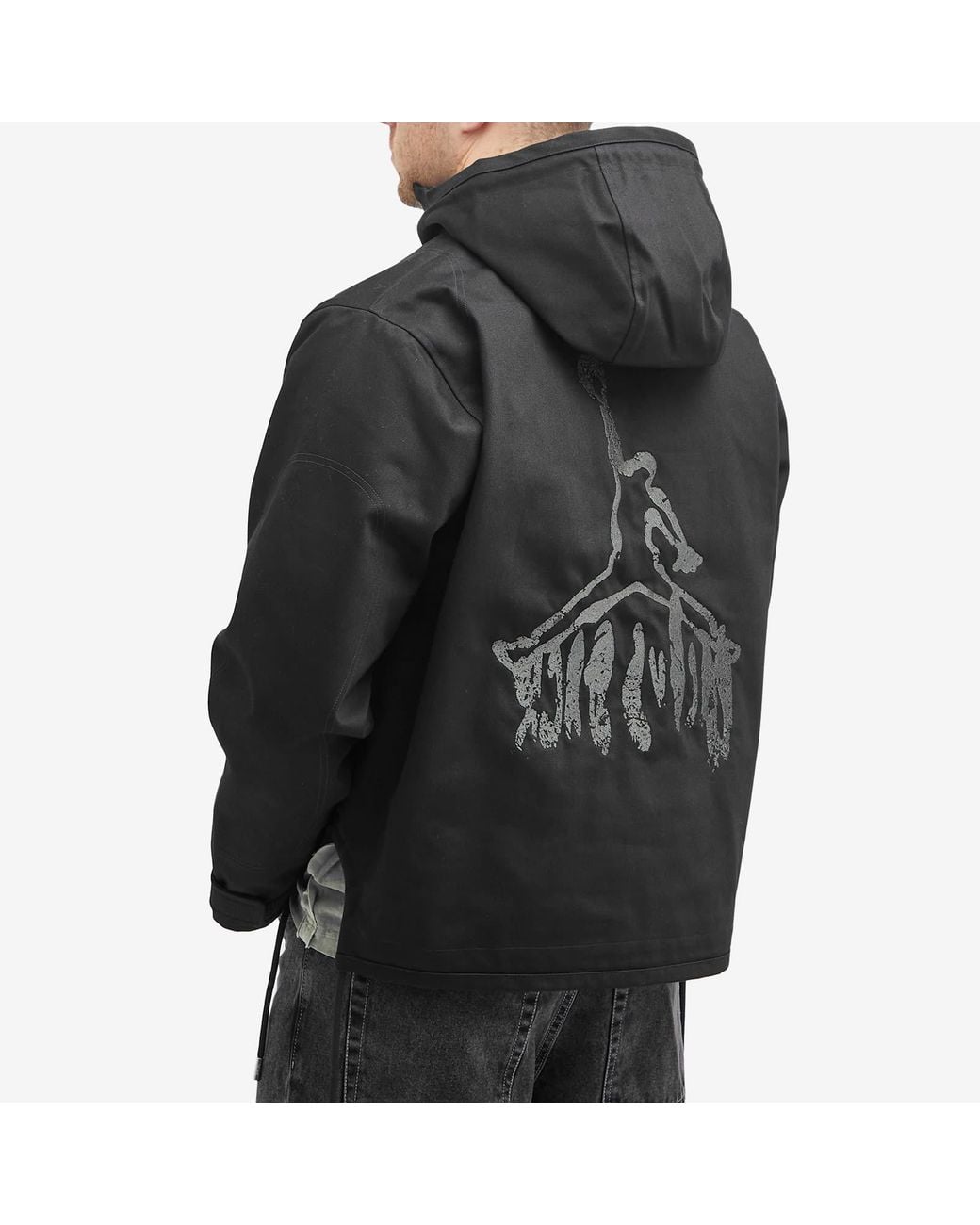 Nike X Travis Scott Half Zip Jacket in Black for Men | Lyst