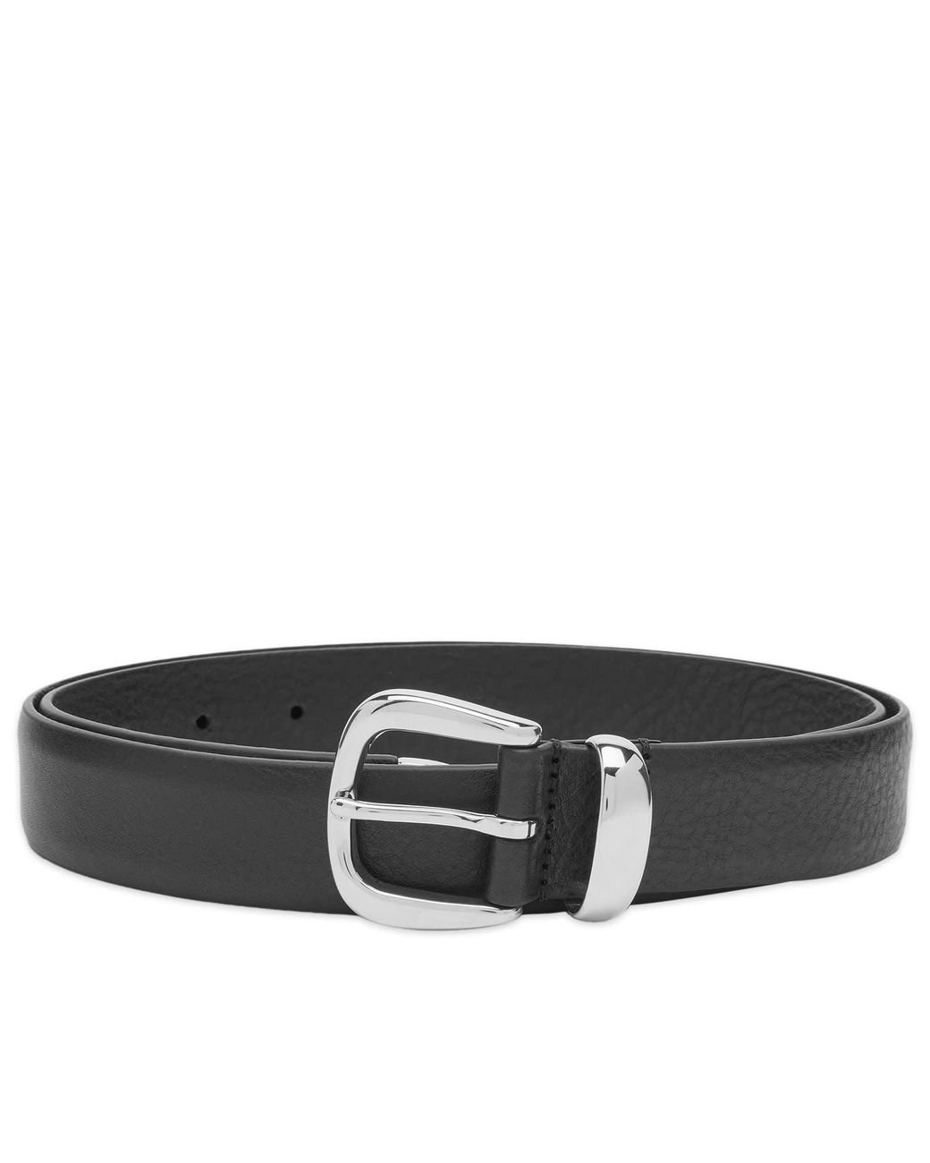 Anderson's Narrow Leather Metal Tip Belt in Black for Men Lyst UK