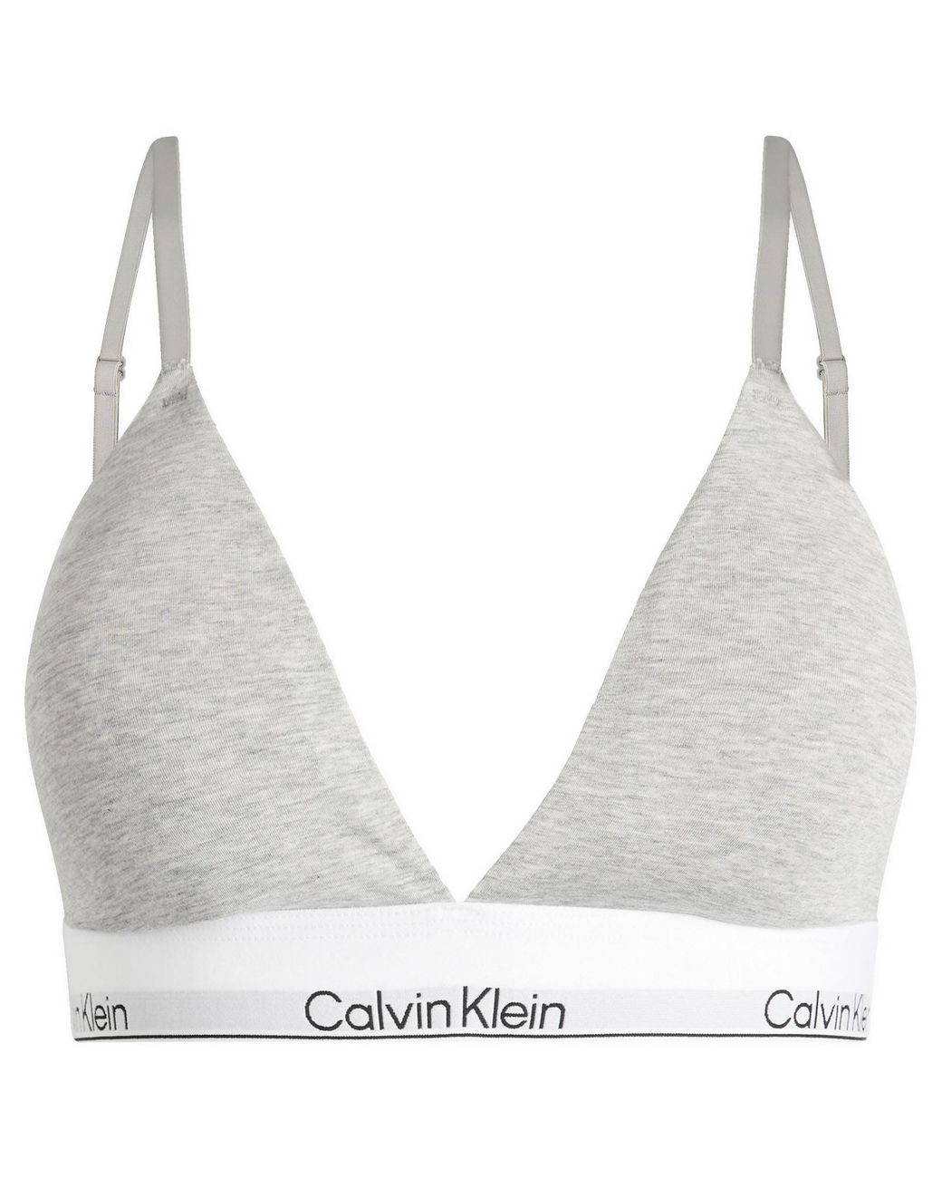 Calvin Klein White Icon Lightly Lined Triangle Bra