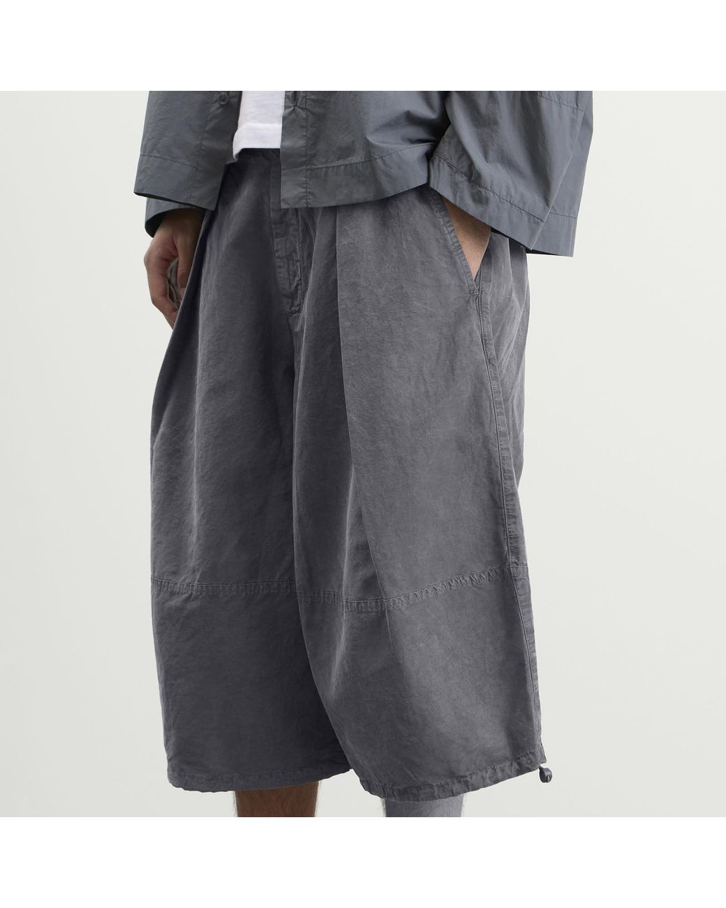 YMC Gray Salba Short for men