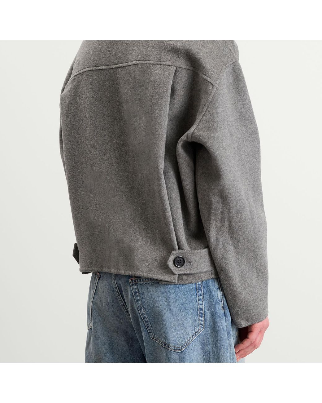 Acne Gray Wool Cashmere Jacket