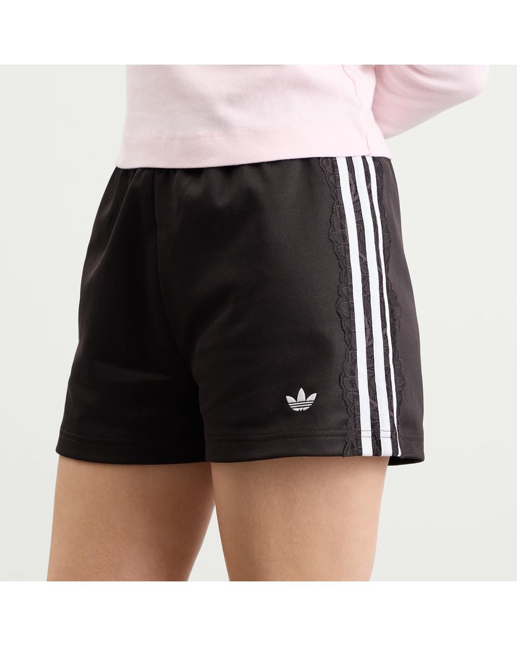Adidas Black Lace 3 Stripe Shorts