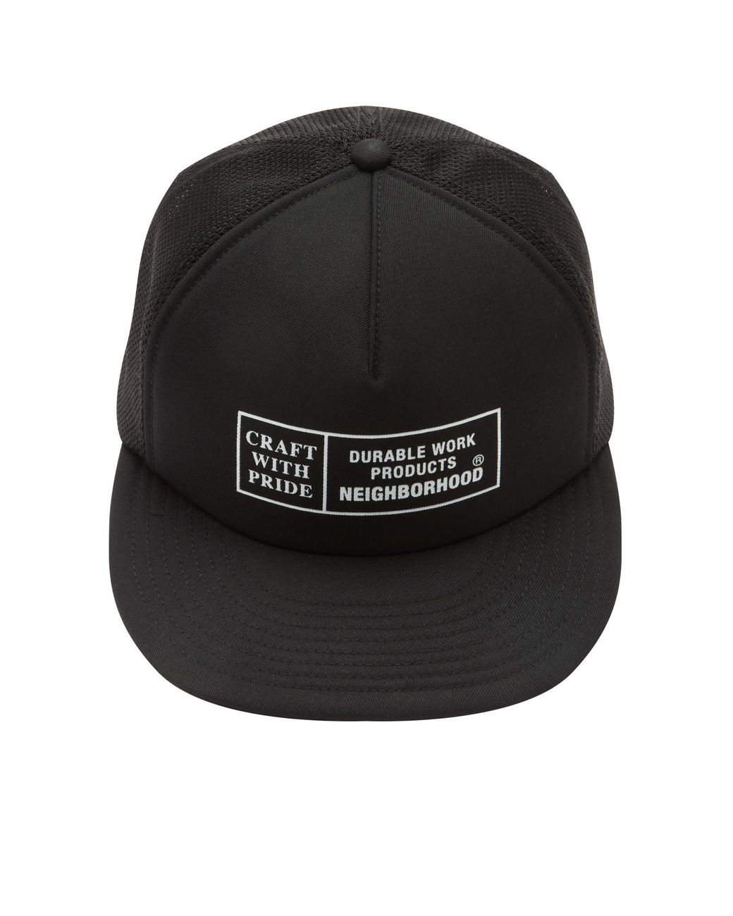 Neighborhood Black Mesh Cap for men
