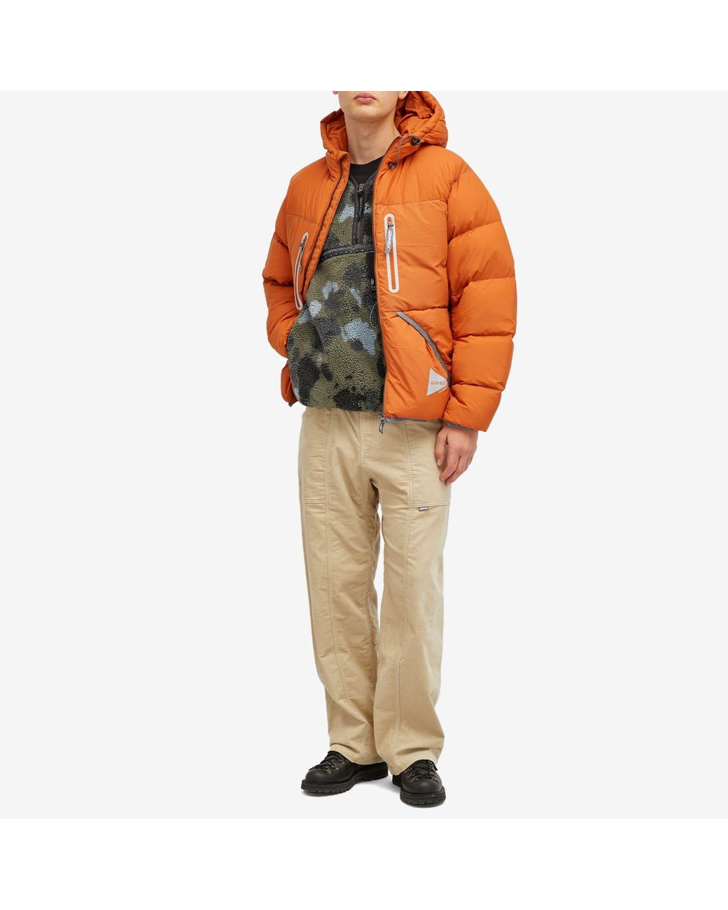 Gramicci X And Wander Down Jacket in Orange for Men | Lyst
