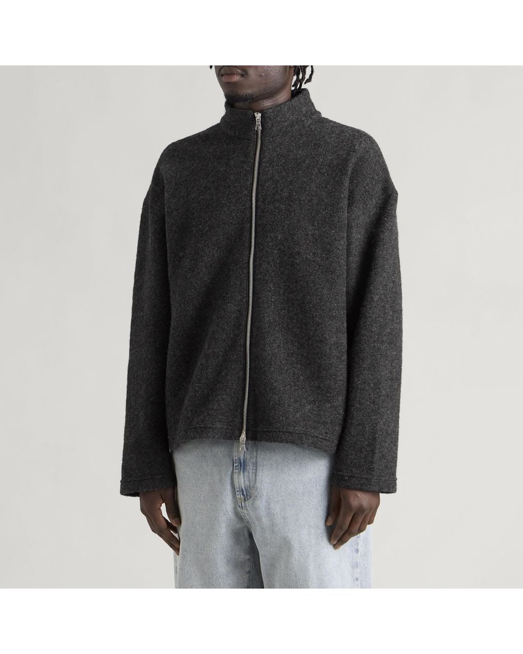 MKI Miyuki-Zoku Black Pressed Wool Track Jacket Presented By End for men