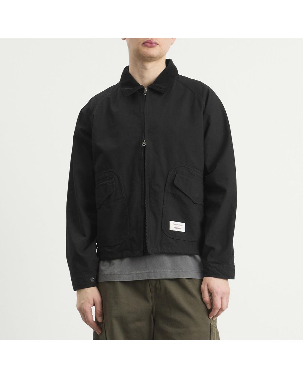 Thisisneverthat Black X Gore-Tex Windstopper Gear Jacket for men