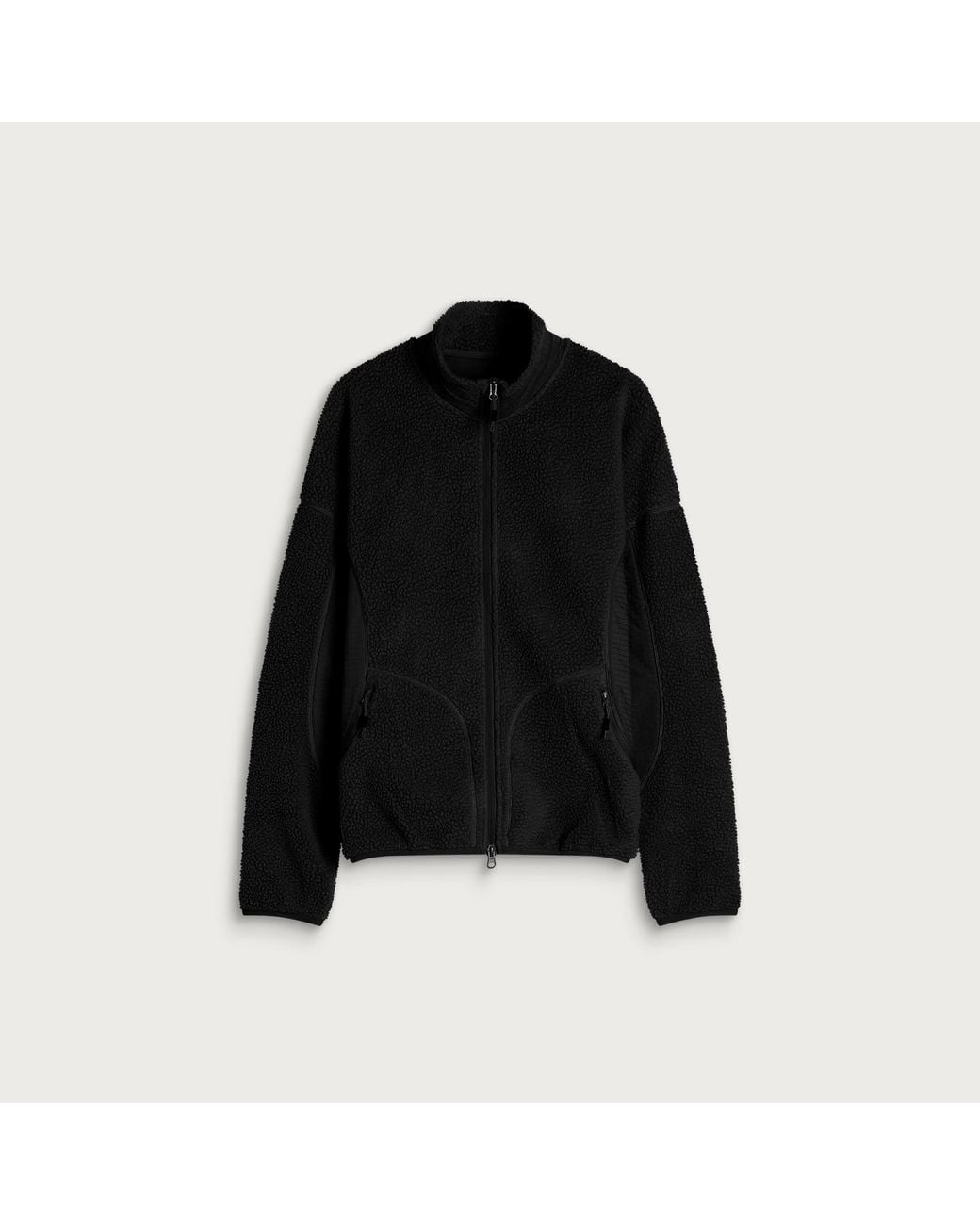 Mellow Clo Black Expedition Fleece Jacket for men