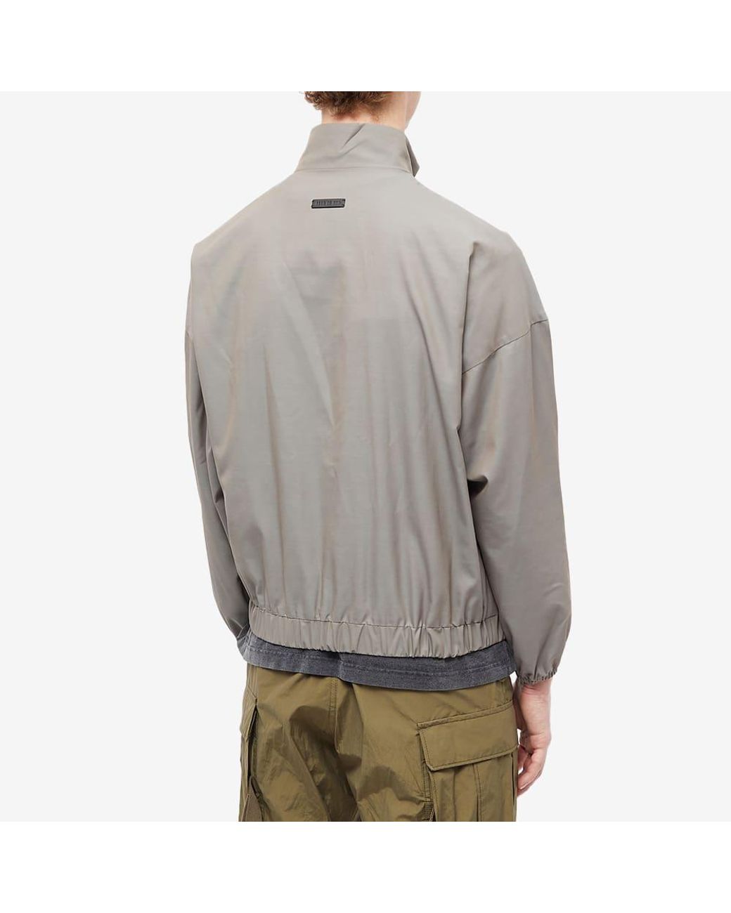 FEAR OF GOD | WOOL NYLON TRACK JACKET CEMENT トラックトップ Fear Of God Eternal Wool Nylon Track Jacket in Gray for Men