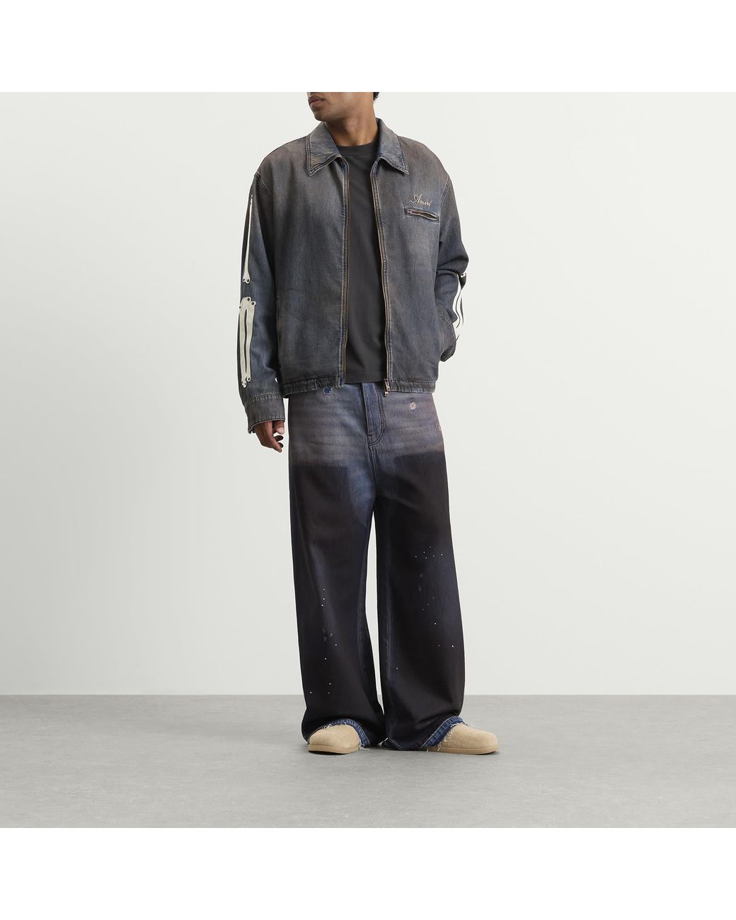 Amiri Blue Faded Carpenter Jean for men