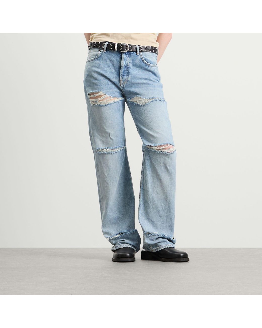 Acne Blue 2010F Light Crow Jeans