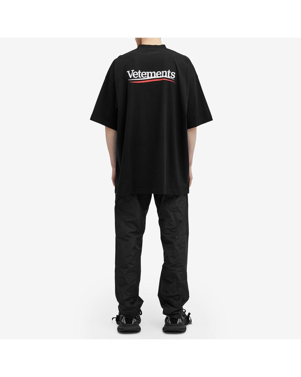 【VETEMENTS】CAMPAIGN LOGO T-SHIRT ロゴTシャツ VETEMENTS Campaign logo-print T-shirt | Red | FARFETCH TW