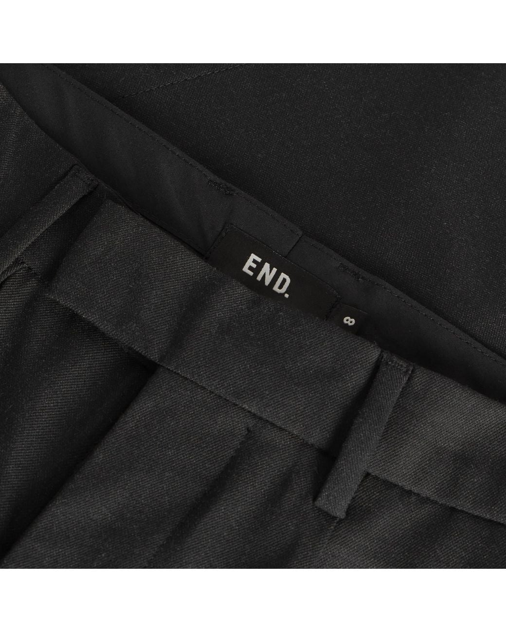 END. Black Tailored Trouser