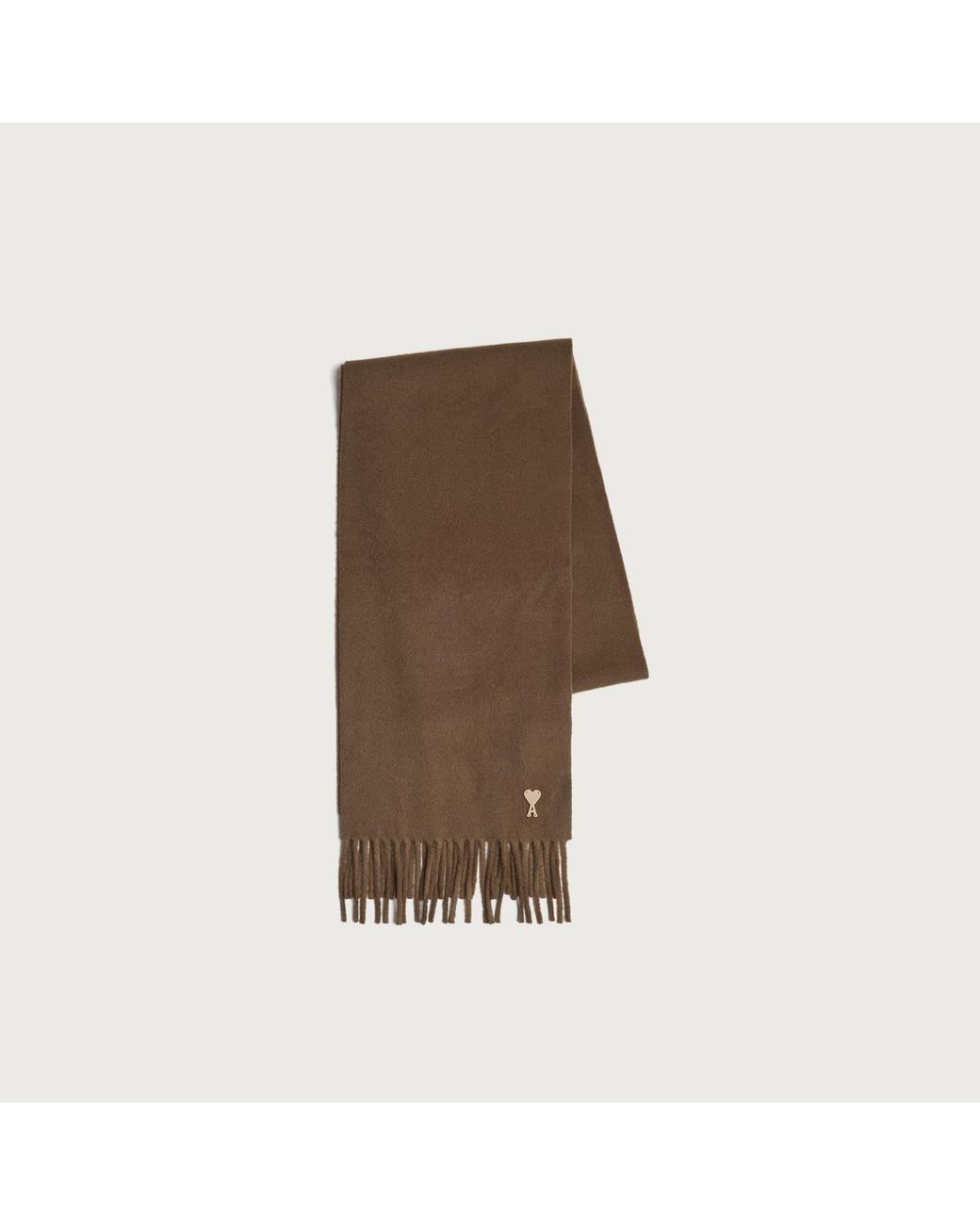 AMI Natural Cashmere Effect Wool Adc Scarf for men