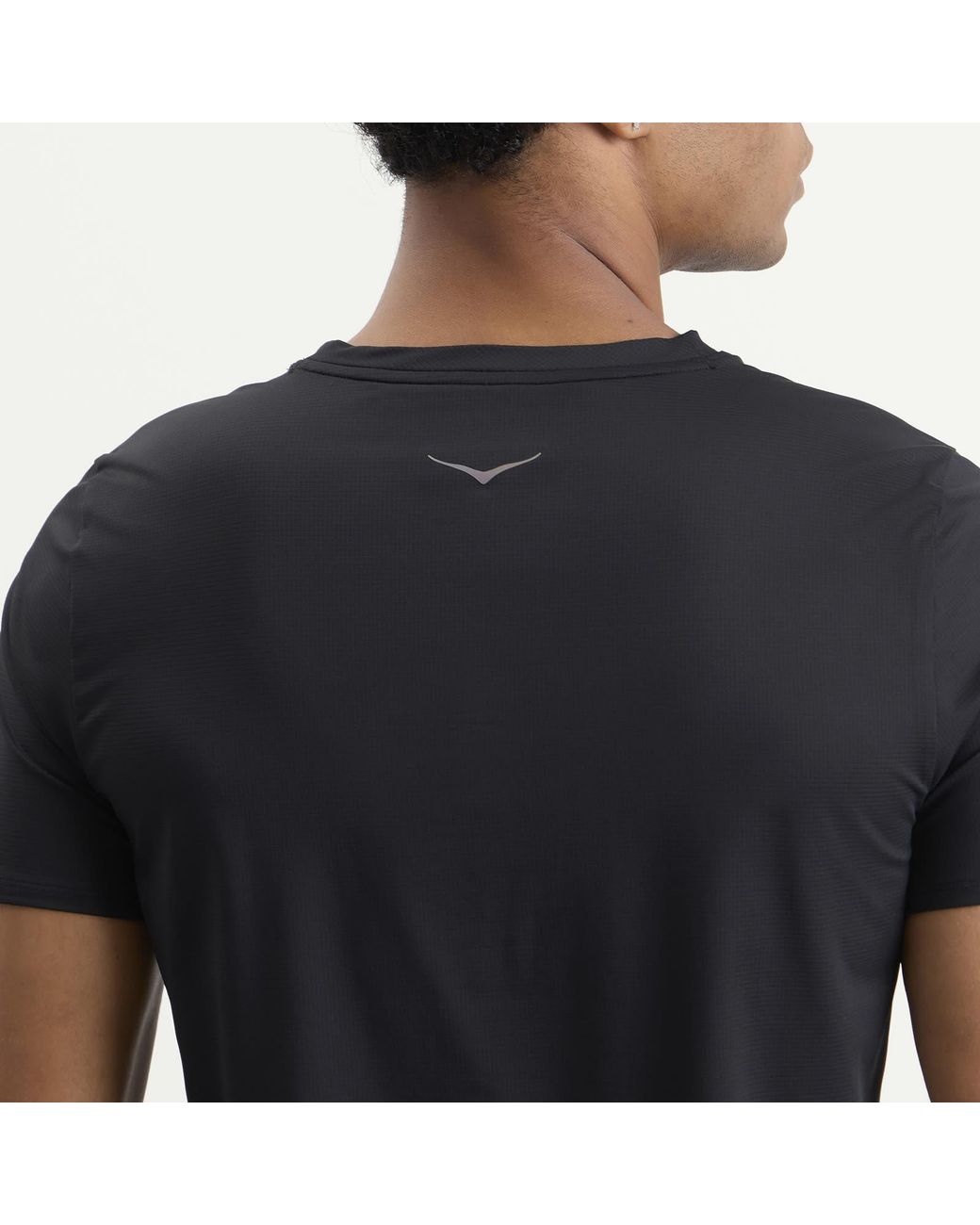 Hoka One One Black Everyrun Short Sleeve for men