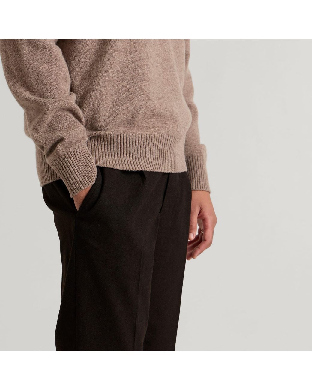 NN07 Black Bill Pleated Trouser for men