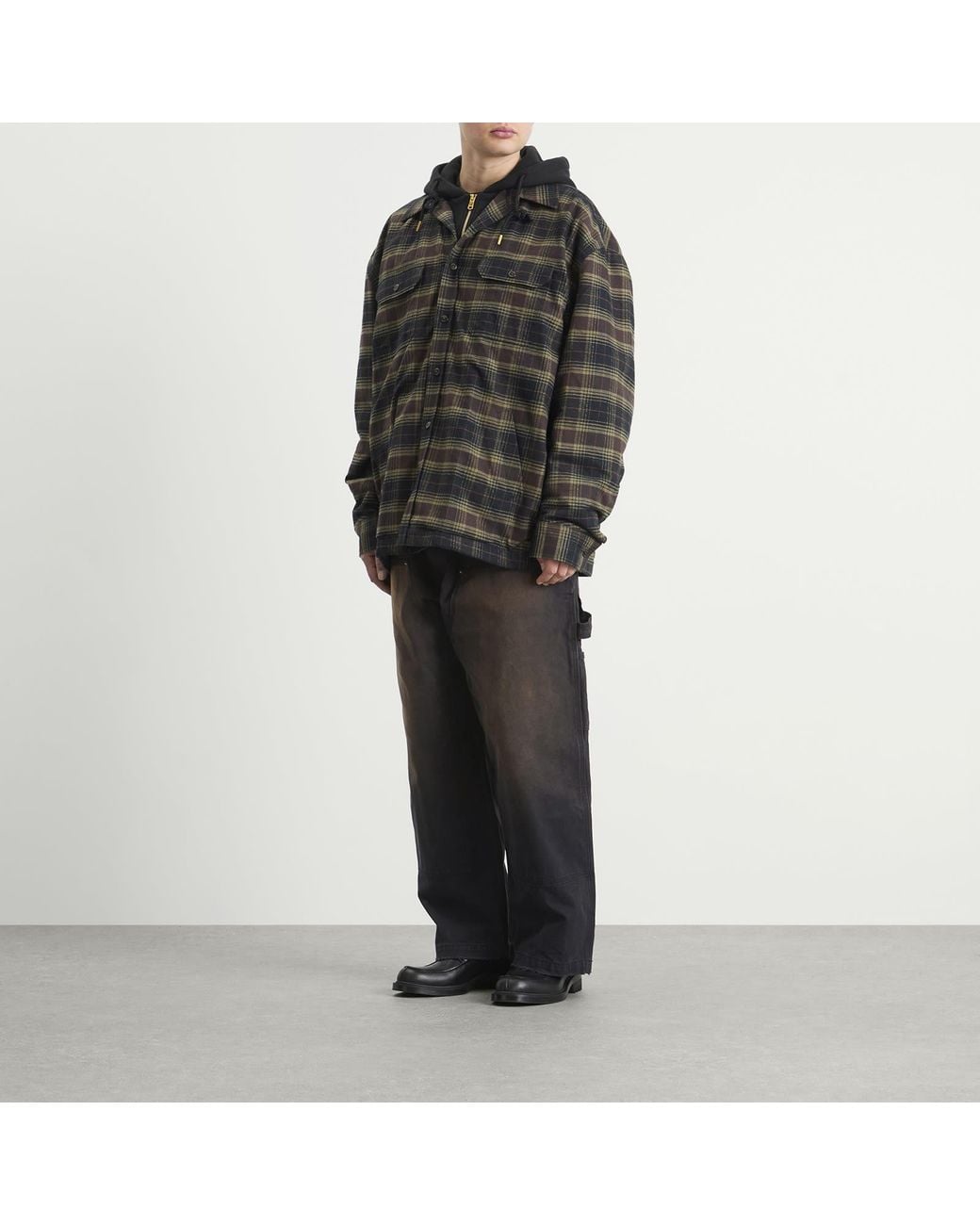 Willy Chavarria Gray Workwear Toluca Pant for men